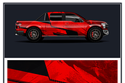 Dynamic Race Car Graphics Set, a Texture Illustration by CarWrap design (Thumbnail 2 of 3)