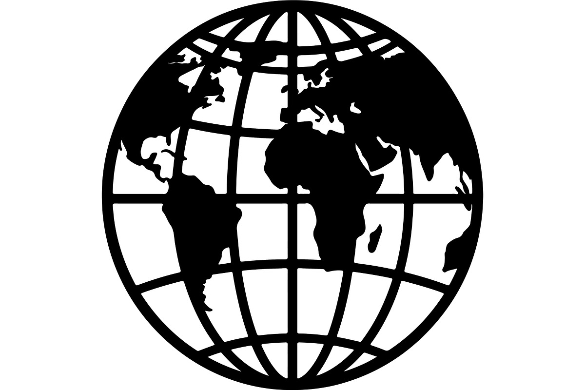 Globe & World Map Silhouette Bundle, a Technology Illustration by balal (Photo 12 of 13)