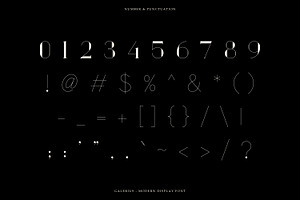 Galerius Display Serif Font