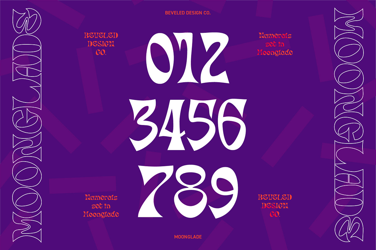 Moonglade | Retro Display Font, a Serif Font by Beveled Design Co. (Photo 7 of 11)