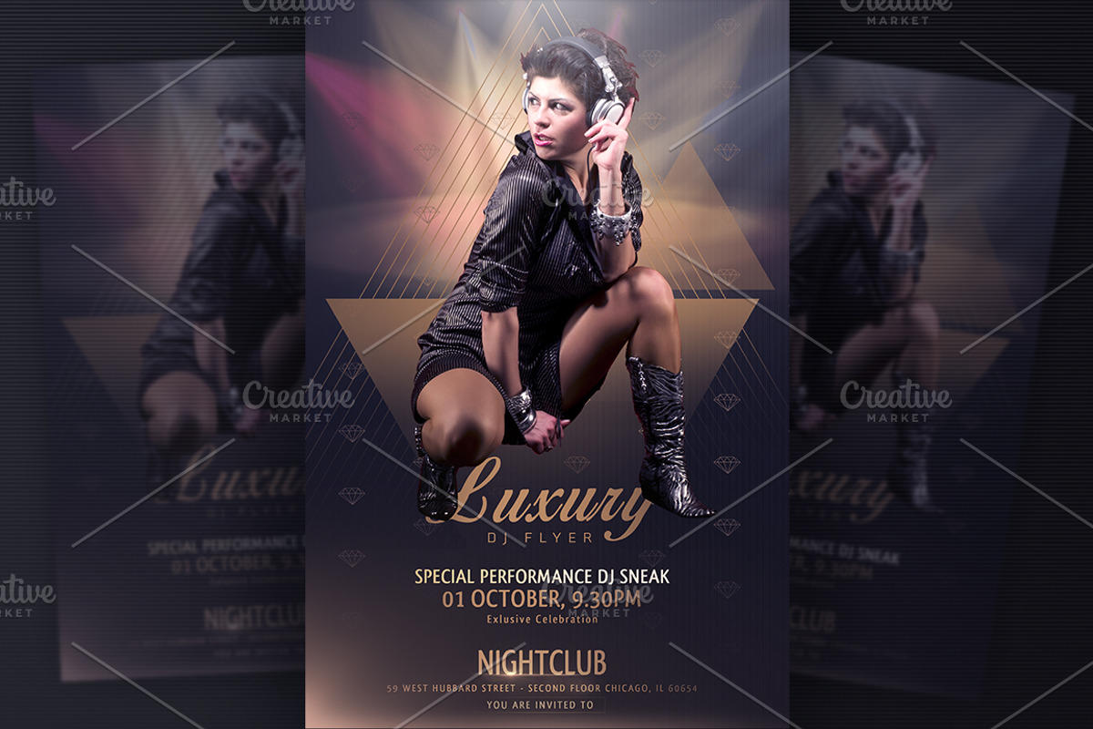 DJ Flyer Template, a Flyer Template by graystudio (Photo 2 of 3)