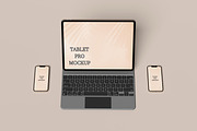 Tablet & Phone Mockup, a Print Template by AKMAL STUDIO (Thumbnail 7 of 13)