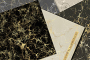 Gold & Black Tone Marbles, a Background Graphic by Suna Kosem (Thumbnail 2 of 10)