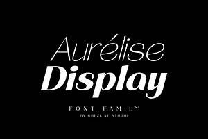 Aurelise – Display Font Family