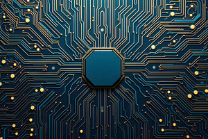 Green Circuit Board Wallpaper with H, a Photo by LOGOCREATIVE
