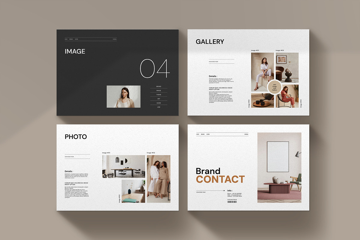 Brand Guideline Brochure Template, a Brochure Template by PrintIdea (Photo 6 of 6)
