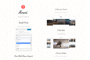 Anni An Elegant & Effective Theme