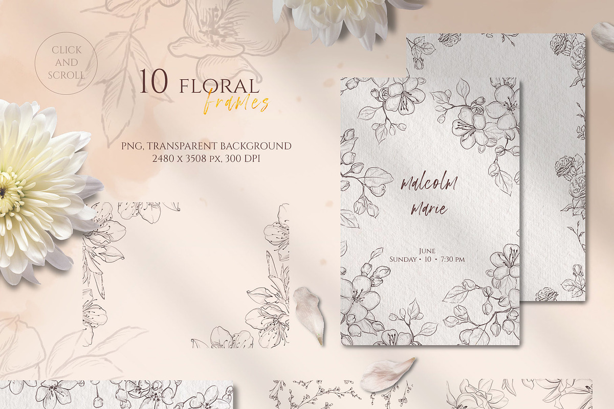 FANTASTIC FLORAL GARDEN collection, a Texture Illustration by Yuliia Lashevska (Photo 3 of 8)