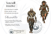 Primal Fantasy Tribal Characters PNG, a Person Illustration by ThatsDesignArt (Thumbnail 2 of 13)