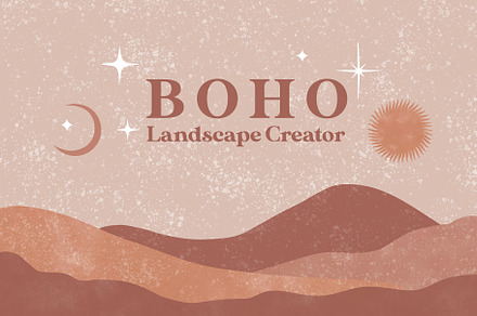 Boho Landscape Art Creator Photoshop