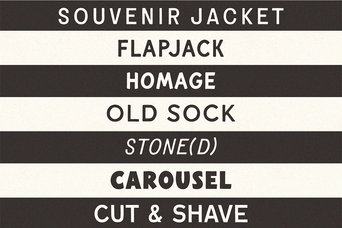 Bundle | Hand Drawn Sans Serif Fonts, a Sans Serif Font by Off The Rack © (Photo 2 of 10)