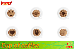 Cup Of Coffee Crema Vector