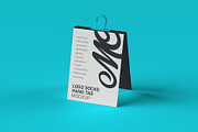 Set of Folding Hanging Tag mockups, a Packaging Mockup by Black Cat Studio (Thumbnail 9 of 13)