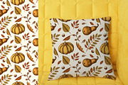 Pumpkins and Leaves Set, an Illustration by Tabiti (Thumbnail 11 of 14)