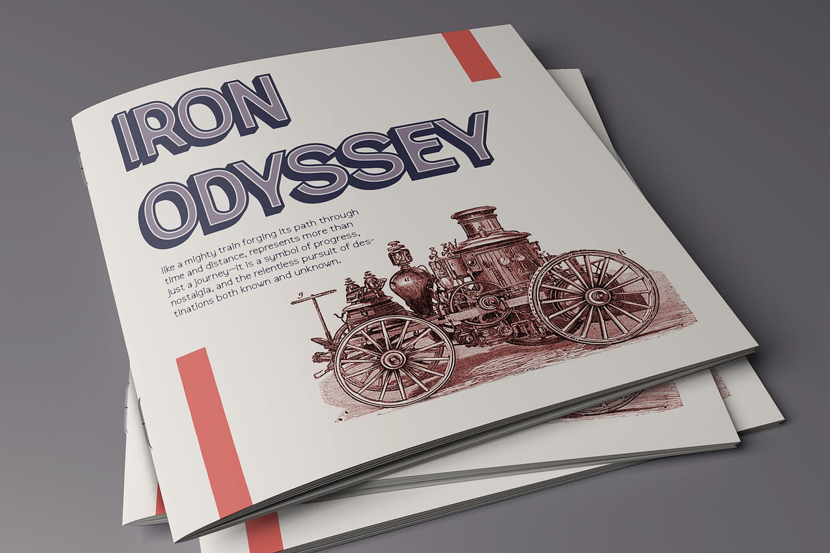 Dorlan 3D, a Sans Serif Font by Craft Supply Co. (Photo 5 of 8)