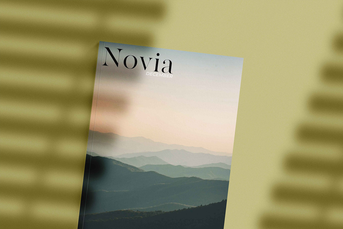 Novia Photo Magazine Mock-Up, a Print Template by Eugene Tantsurin (Photo 4 of 14)