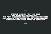 Sporing Rickmen, a Sans Serif Font by QR Design Studio (Thumbnail 6 of 10)