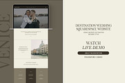 Destination Wedding Website Template, a Squarespace Template by 3.14&Co (Thumbnail 3 of 9)