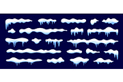 Cartoon Christmas winter snow caps,, an Illustration by Buch&Bee (Thumbnail 2 of 3)
