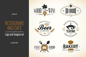 6 Food and Drinks logos