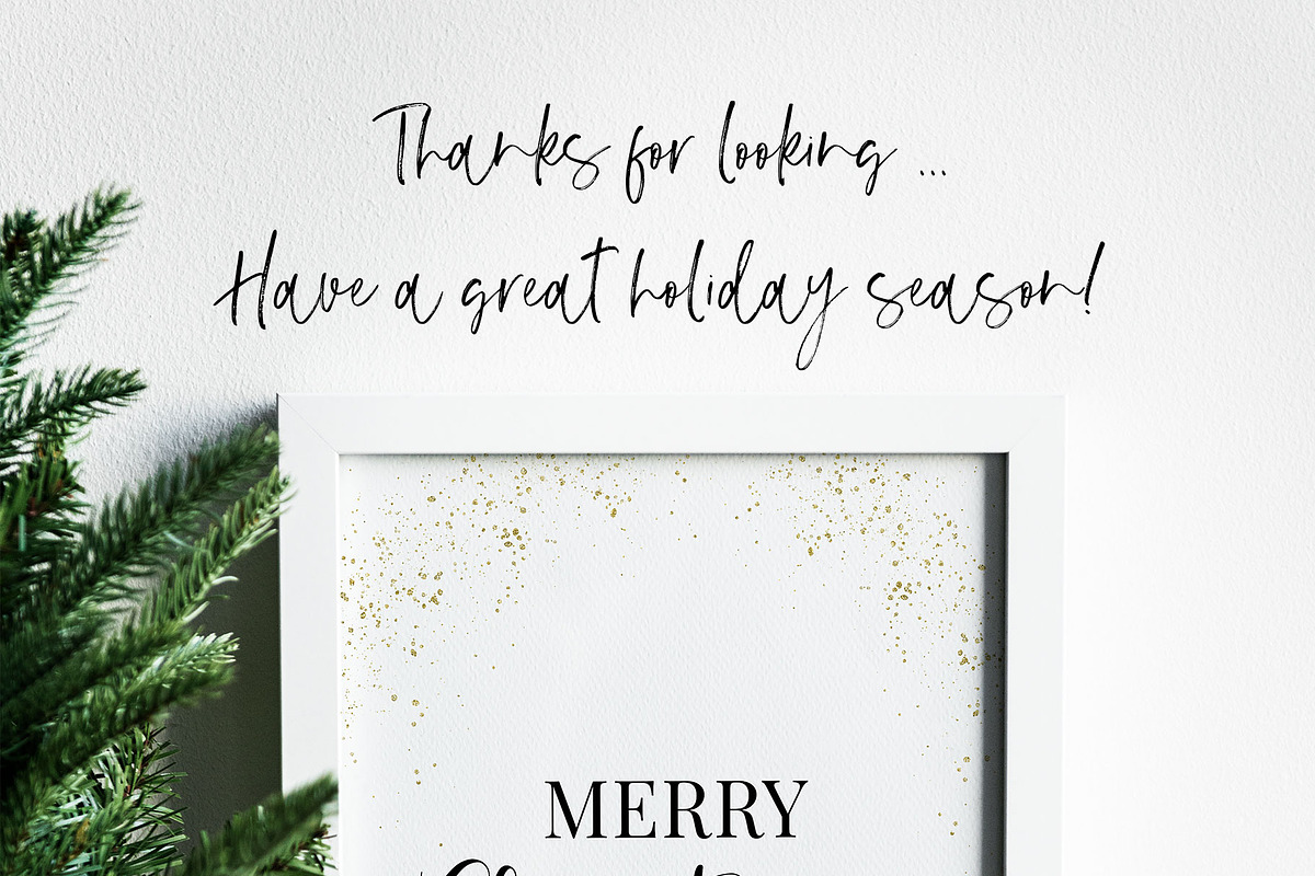 Black & Gold Christmas, a Seasonal Illustration by Maggie Stilwell Design (Photo 10 of 10)