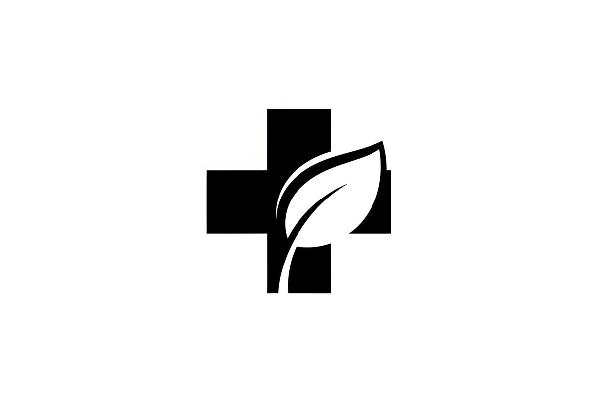 Natural Health Care Cross Icon, a Graphic by Gfx_Store (Photo 7 of 10)