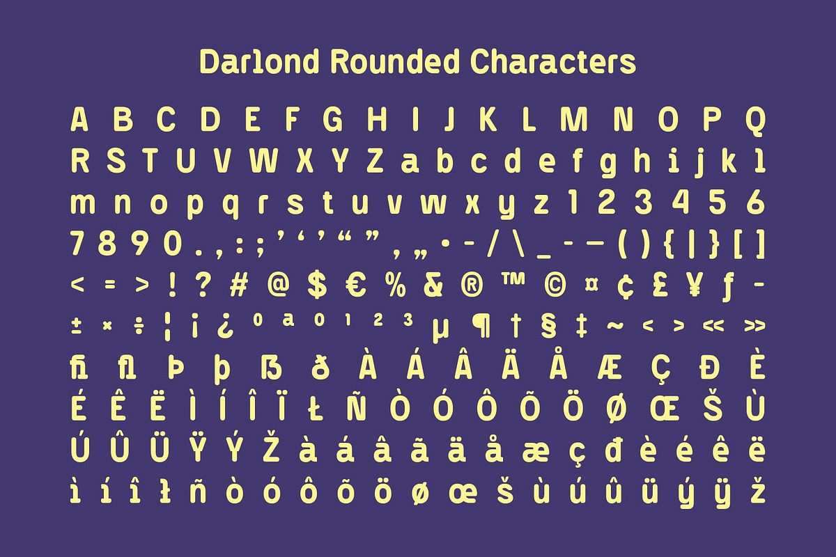 Darlond Rounded, a Sans Serif Font by Craft Supply Co. (Photo 8 of 8)