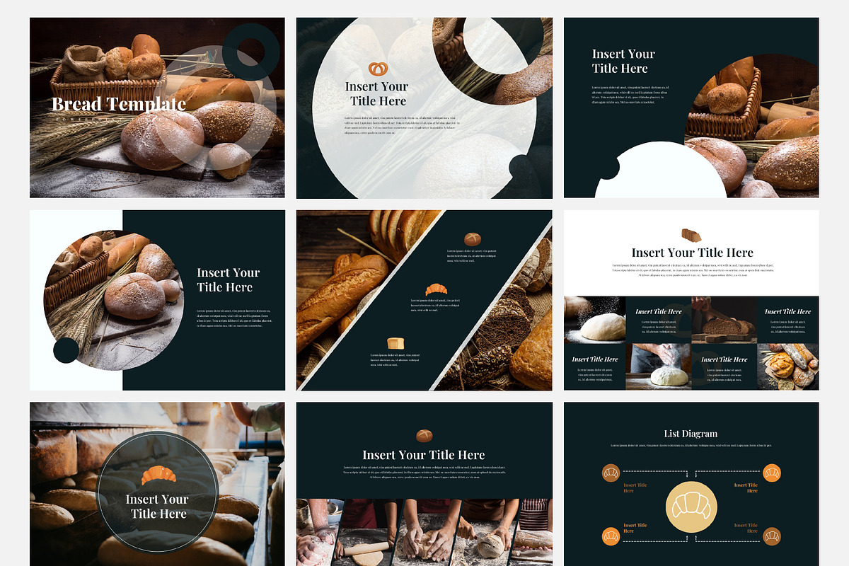 bread ppt template, a Presentation Template by chungmudesign