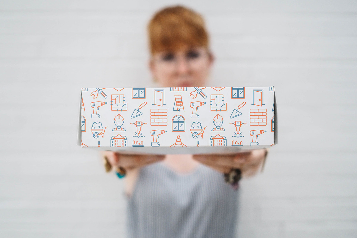 Construction Patterns Collection, a Pattern Graphic by Alex Blogoodf (Photo 4 of 9)