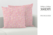 Blush Ditsy Florals, a Pattern Graphic by Naty Art (Thumbnail 8 of 8)