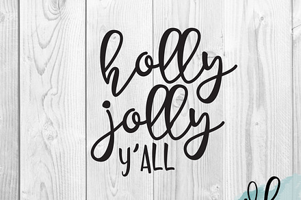Holly Jolly Y'all SVG