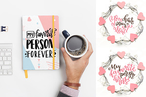 Quotes About Love-Lettering Pack