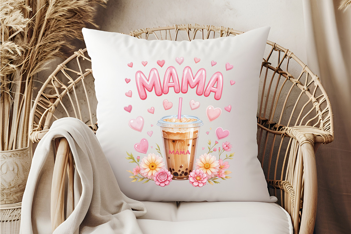 Iced Coffee Mama Gifts PNG, an Icon by DreamCafeArt (Photo 6 of 7)