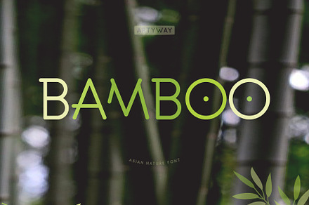 Bamboo Headline Font, a Slab Serif Font by artyway