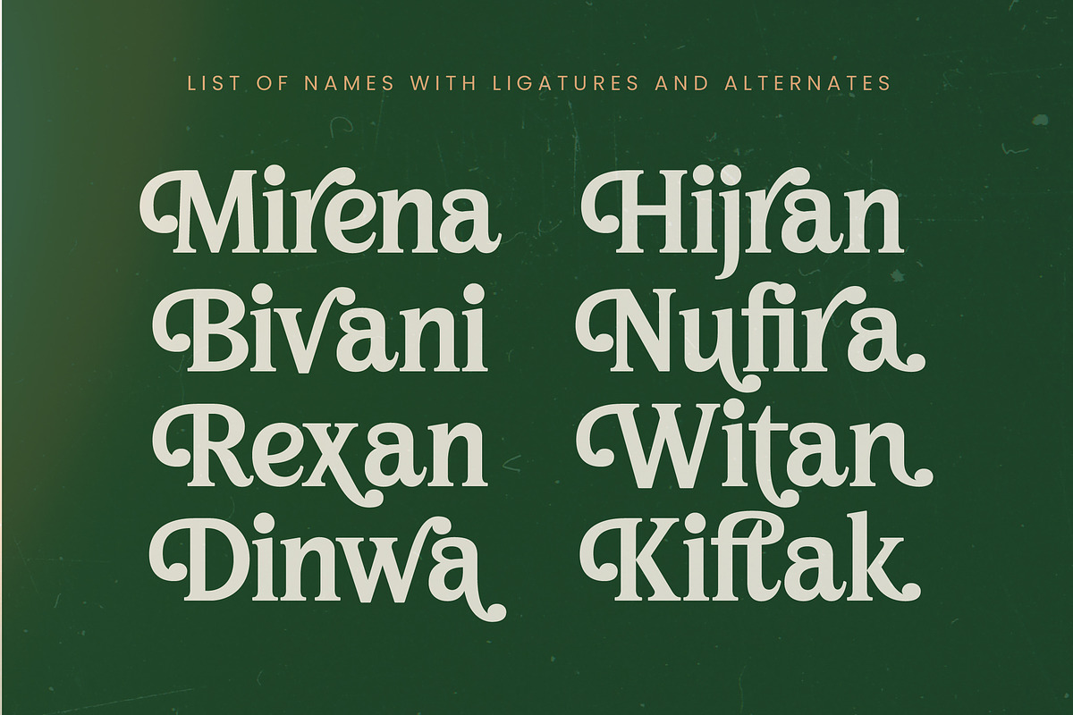 Nugira Rilasto Modern Retro Serif, a Serif Font by timelesstype.co (Photo 13 of 20)