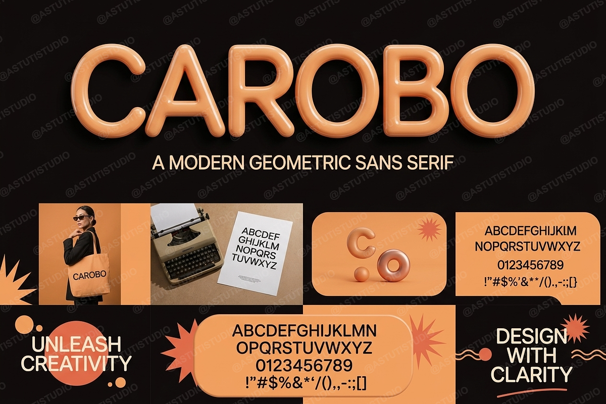 Carobo | Modern Sans Serif, a Sans Serif Font by Astuti Studio (Photo 22 of 25)