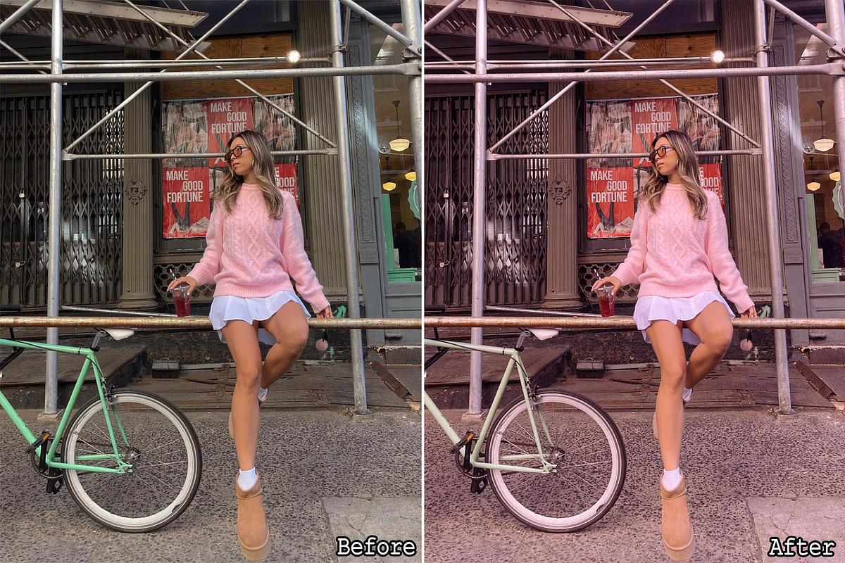 11 Pink Lightroom Presets, a Preset Add-On by Presets by Yevhen (Photo 10 of 10)