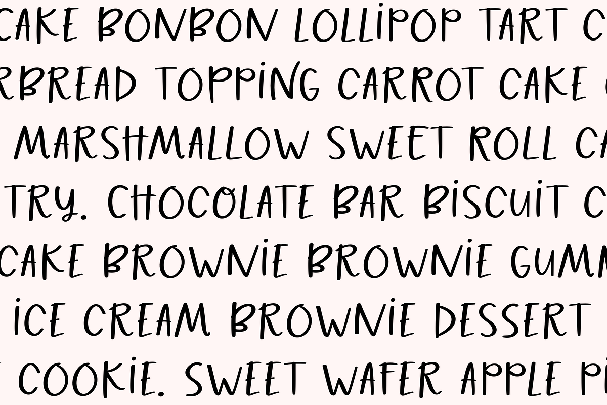 Salty Liquorice Font, a Handwritten Font by Sofia Skoog (Photo 4 of 10)