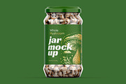 Whole Mushroom Jar Mockup, a Packaging Mockup by Dev.Rawat21 (Thumbnail 2 of 4)
