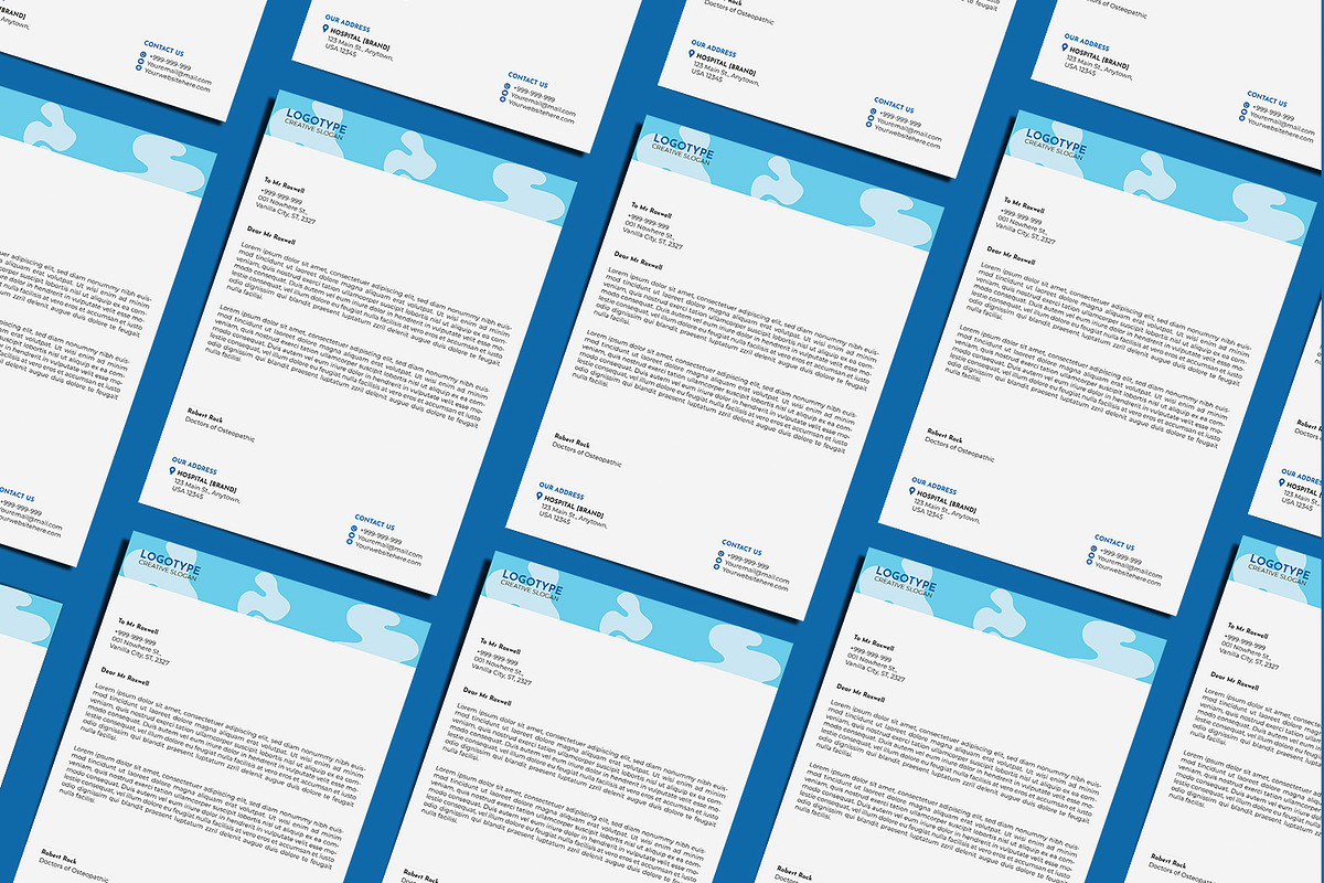 Health Clinic - Letterhead, a Design Template by VUNIRA (Photo 3 of 3)