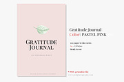 Gratitude Journal - (PINK Printable), a Brochure Template by Her creative details (Thumbnail 2 of 5)