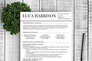 Professional Resume Template, a Resume Template by Resume Template Shoppe (Thumbnail 1 of 5)