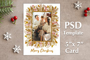 Warm Frame Photo Card PSD Template, a Card Template by PSD templates and Photos (Thumbnail 1 of 6)