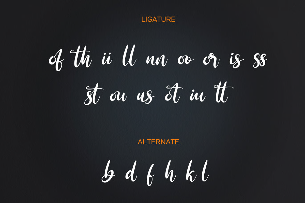 Chime Bells Beauty Script Font, a Script Font by MACK 75 (Photo 9 of 10)