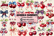 Patriotic America Cherries PNG, an Illustration by Pixels.Craft (Thumbnail 1 of 5)
