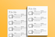 TV Series Tracker Printable, a Stationery Template by Graphicsnext (Thumbnail 2 of 4)