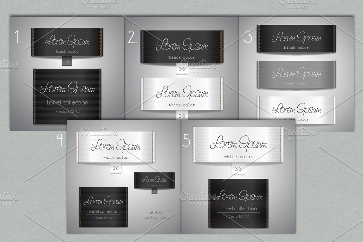 Labels collection, a Shirt Mockup by A.Lila (Photo 2 of 3)