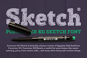 Posterizer KG Sketch, a Slab Serif Font by Posterizer KG (Thumbnail 1 of 5)
