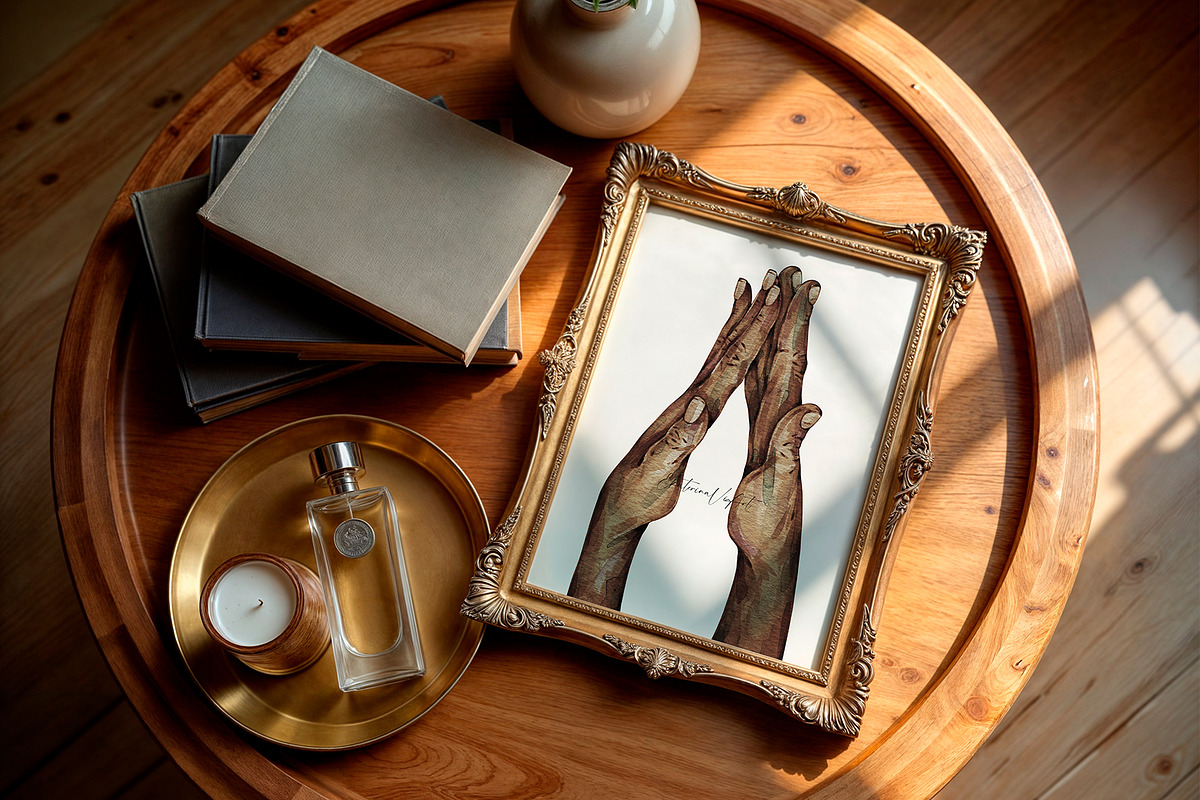 First Touch Watercolor Holding Hands, an Illustration by EkaterinaViArt (Photo 5 of 6)