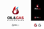 Set of Set of Oil and Gas logo, a Branding & Logo Template by Lucky Creative (Thumbnail 2 of 5)